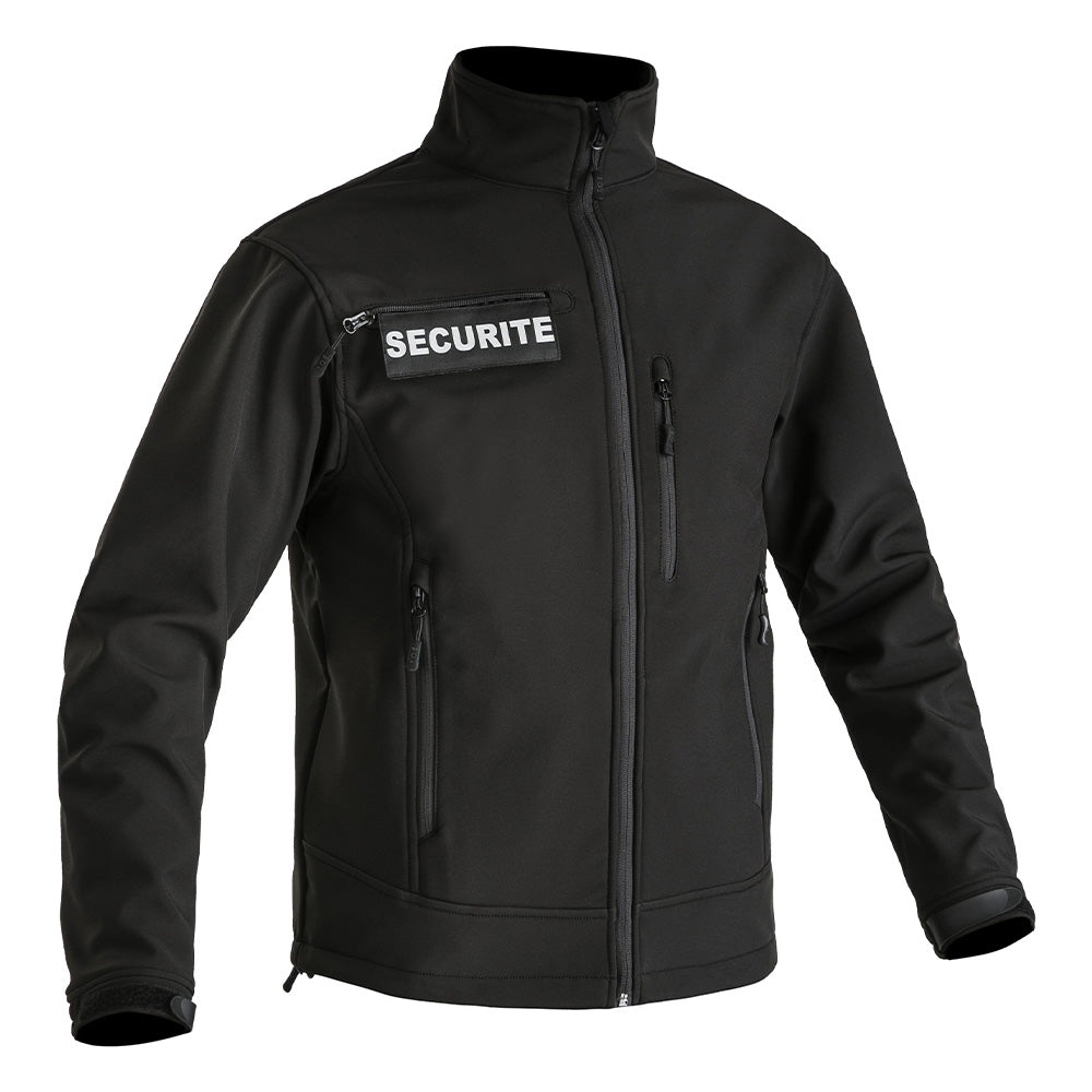 VESTE SOFTSHELL SÉCU-ONE FLAP SÉCURITÉ NOIR - 2XL
