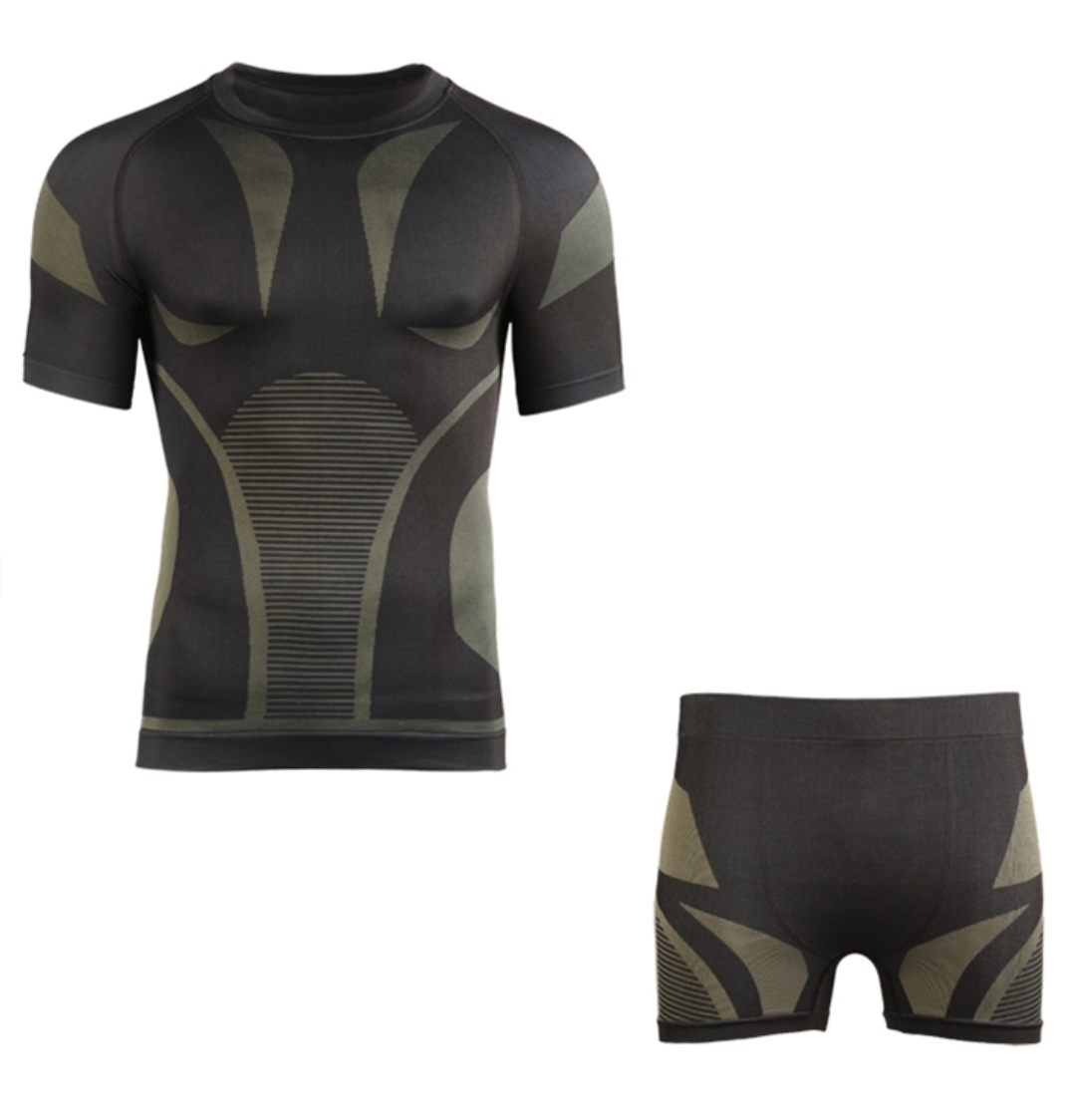 Ensemble Sous-vêtements Techniques Performance Court – Noir