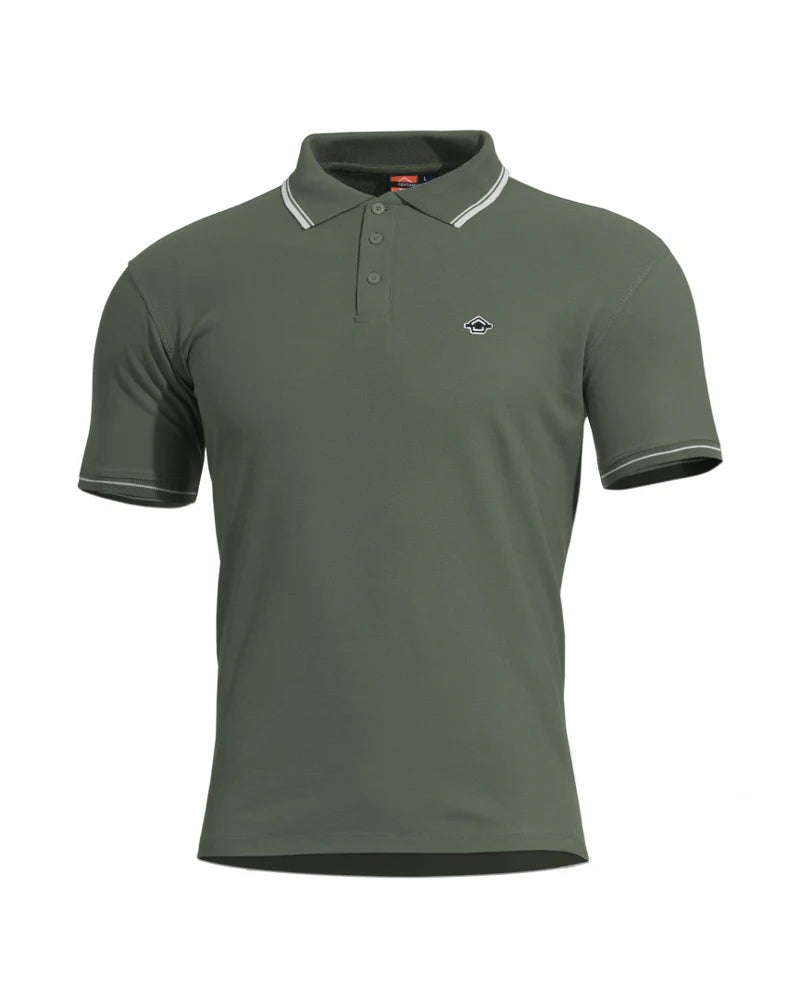 Polo Pentagon Aniketos Stripes – Style et Confort