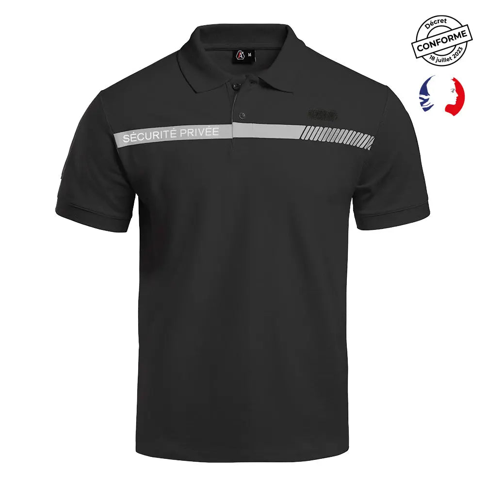 POLO SÉCU-ONE SÉCURITÉ PRIVÉE NOIR - 2XL A10 Equipment