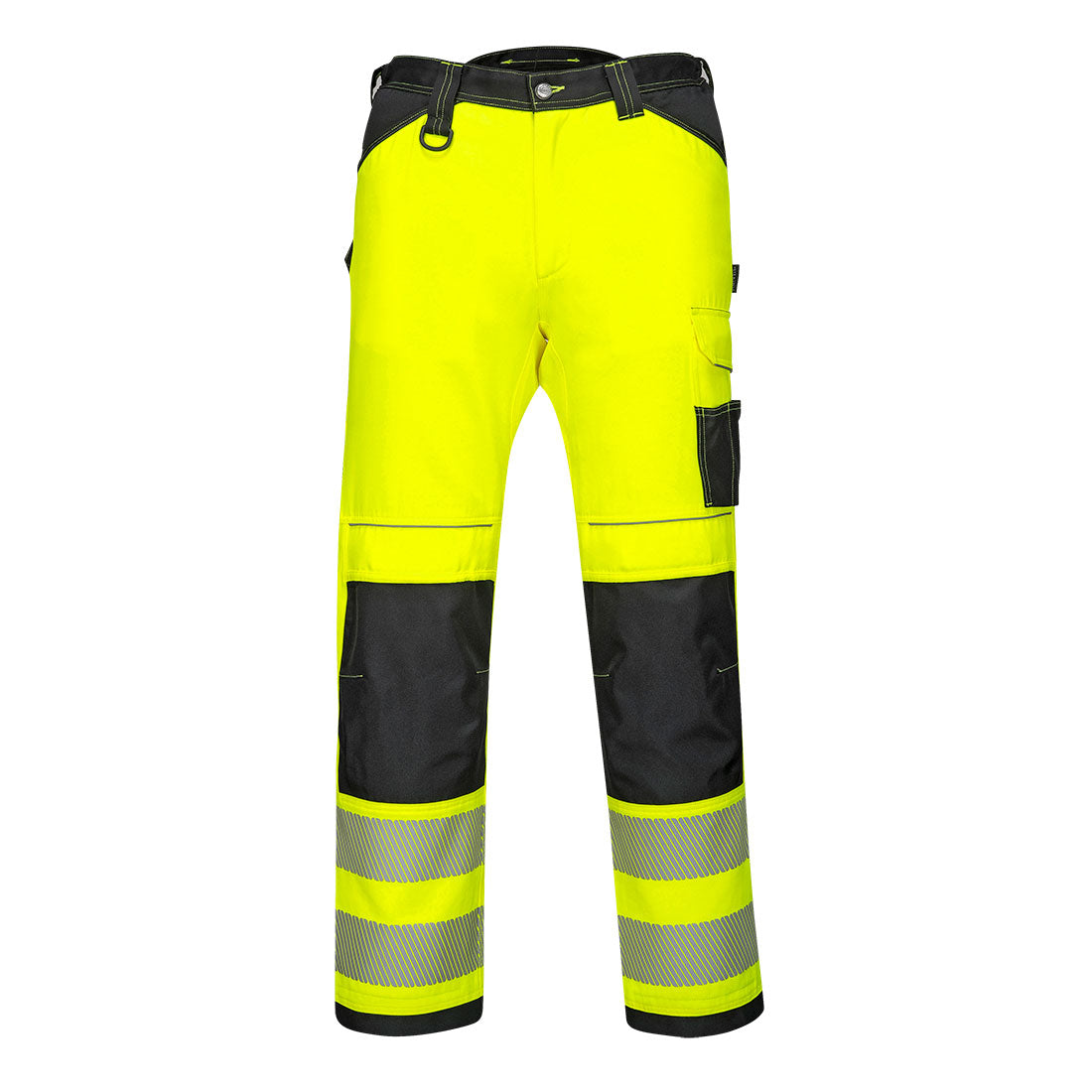 PANTALON PW3 HI-VIS WORK jaune-1/NOIR SHORT