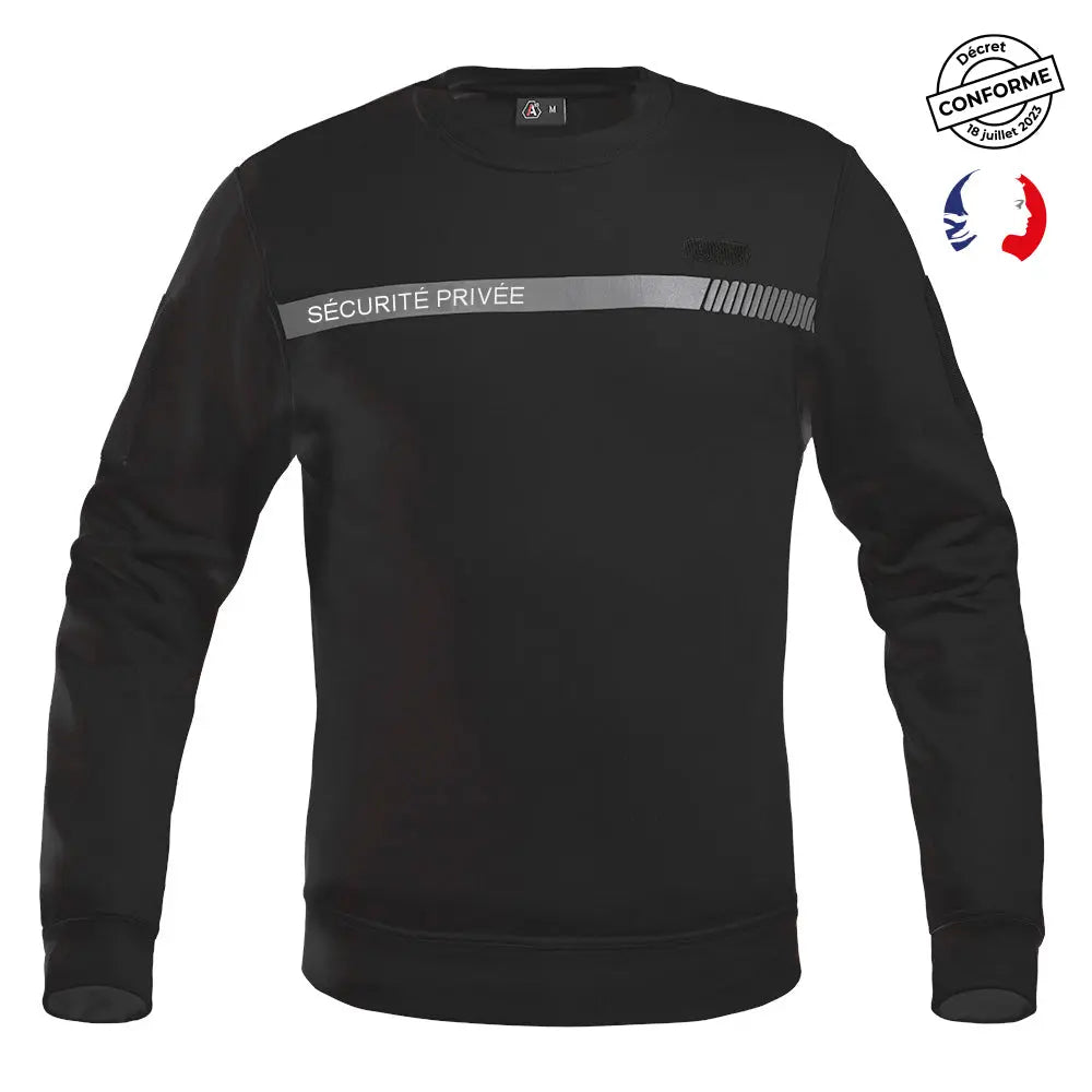 Sweat SÉCU-ONE Sécurité Privée noir A10 Equipment