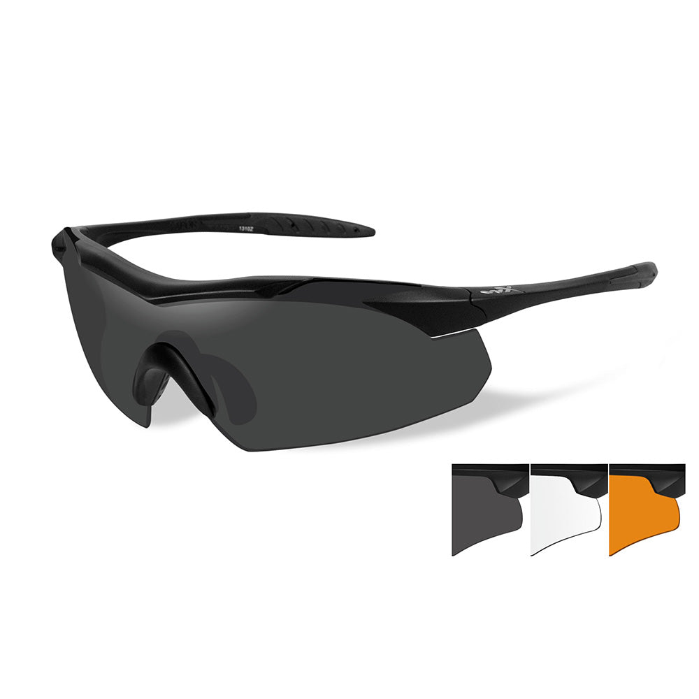Lunettes de protection balistique Vapor 2.5 noir écrans fumé/incolore/orange-1