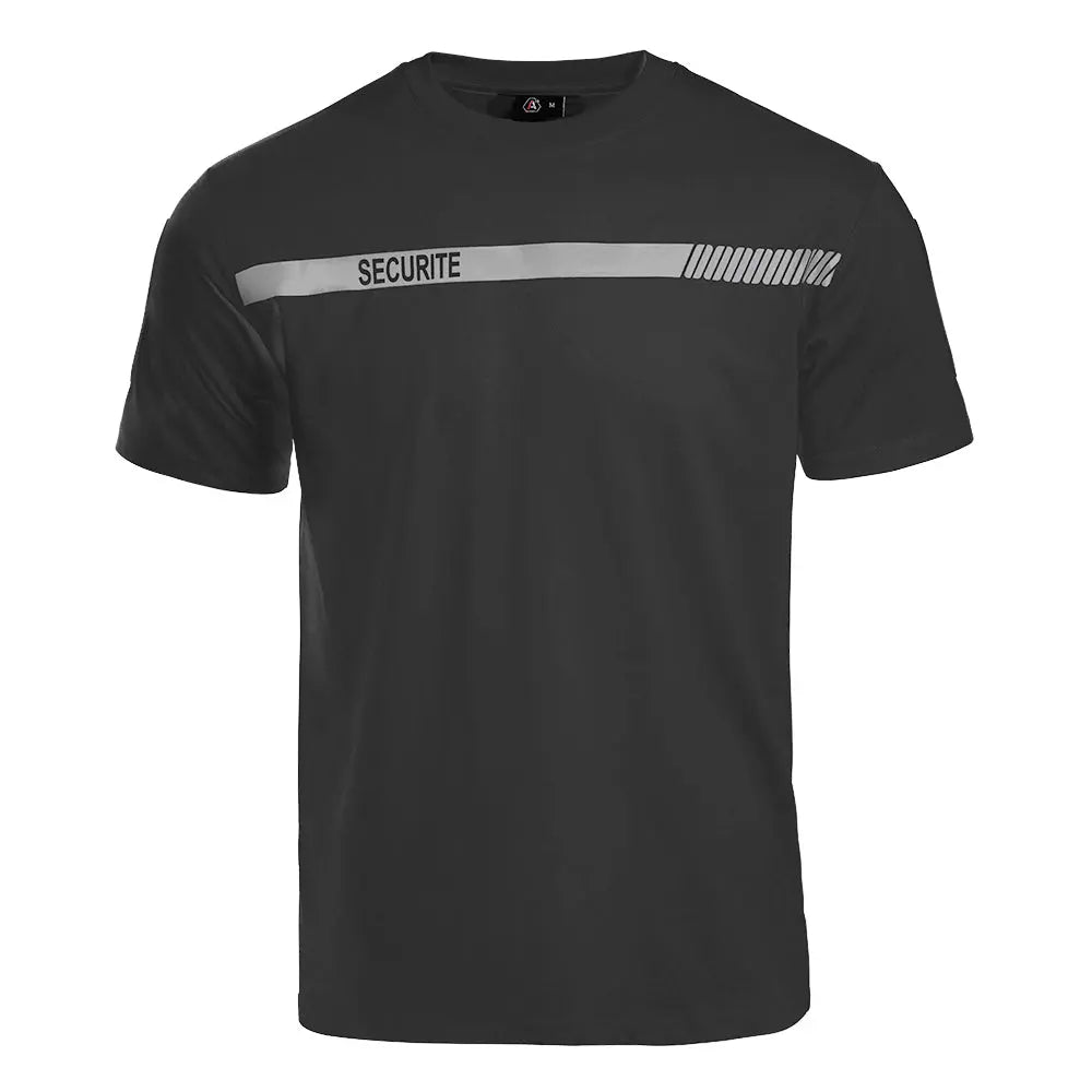 T-SHIRT SÉCU-ONE SÉCURITÉ NOIR - 2XL A10 Equipment