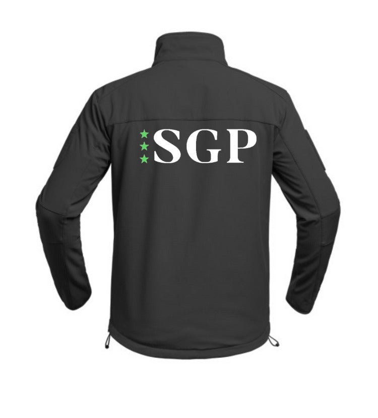 VESTE SOFTSHELL FIGHTER NOIR